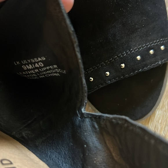 Lucky Brand Ulyssas Women's Size 9M Black Wedges - Picture 3 of 7